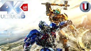 Transformers 5 The Last Knight Optimus Prime vs Bumble Bee FULL HD [upl. by Enajharas]