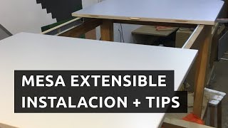 Como hacer una mesa extensible [upl. by Rehpotsirhk458]