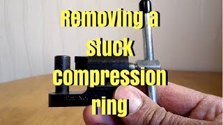 Compression ring removal  Trydiy [upl. by Aynekal]