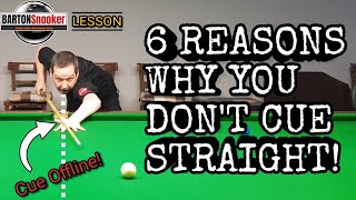 6 Tips For Straighter Cueing  Snooker Lesson [upl. by Ohs199]