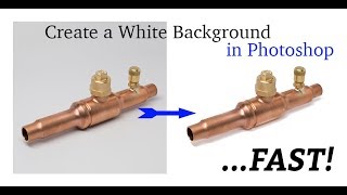 Create a Perfectly White Background in Photoshop FAST [upl. by Tterej]