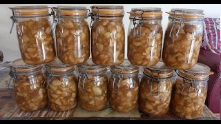 45 Compote de pommes XXL  préparation et stérilisation [upl. by Yelrah915]