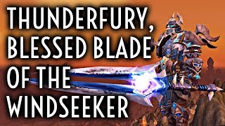 WoW Guide  Thunderfury Blessed Blade of the Windseeker  Legendary [upl. by Kcim]