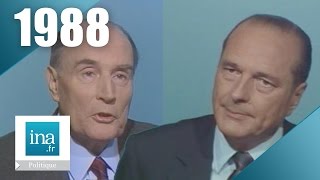 1988 débat présidentiel François Mitterrand  Jacques Chirac  Archive INA [upl. by Winn466]