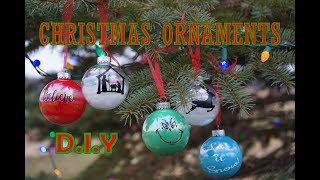 How To Make Personalized Christmas Ornaments [upl. by Lede]