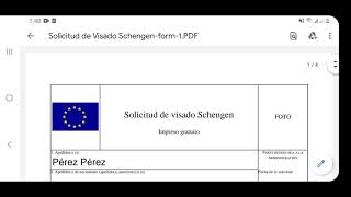 Formulario de Visado Schengen [upl. by Siuraj764]