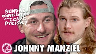 JOHNNY MANZIEL Sundae Conversation with Caleb Pressley [upl. by Kcirdnek]