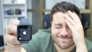 Fix Any Apple Watch FrozenStuckLoop Screen How to Force Restart [upl. by Nodnyl]