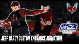 Jeff Hardy Custom Entrance Animation Mod  WWE SD HCTP [upl. by Cita31]