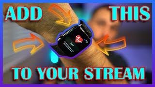 How to add Apple Watch heart monitor to your stream in 6 EASY STEPS in 2021 [upl. by Bultman]