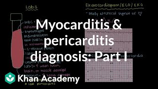 Diagnosis of myocarditis and pericarditis part 1  NCLEXRN  Khan Academy [upl. by Adniral444]