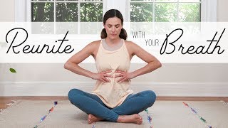 Reunite With Your Breath  19Minute Breath Practice [upl. by Thebault84]