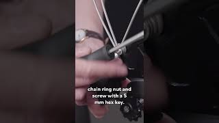 How to remove the chain tensioner on the Brompton P Line PT1 [upl. by Susann]