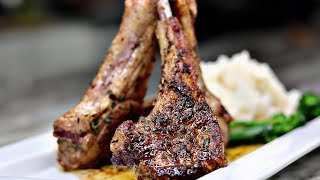 Garlic and Herb Crusted LAMB CHOPS RECIPE Very Delicious amp Juicy [upl. by Lyrradal]