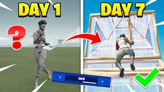 7 DAY Edit on Release OFF Progression Fortnite [upl. by Olva]