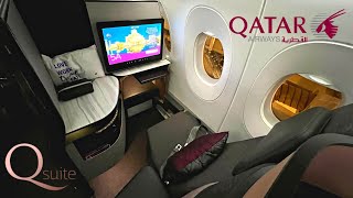 Qatar Airways Qsuite Business Class  A3501000  Miami to Doha  Ultra Long Haul [upl. by Namwob991]