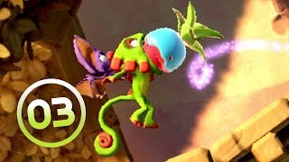 YookaLaylee and the Impossible Lair 100 Walkthrough Part 3  Wild Web Woods amp Gasping Glade [upl. by Bramwell913]