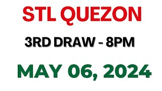 STL Quezon 3rd draw result today live 06 May 2024 [upl. by Catton16]