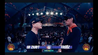 FlipTop  M Zhayt vs Frooz [upl. by Eerehc362]