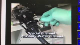 Bedside PreCleaning Olympus Flexible Endoscope [upl. by Ellecrag186]