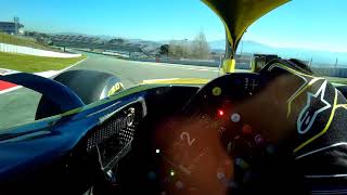 Daniel Ricciardos First Lap in a Renault  Visor Cam  F1 Testing 2019 [upl. by Acilegna]