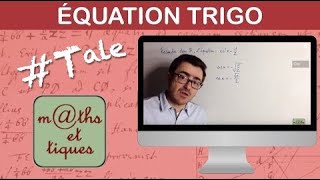 Résoudre une équation trigonométrique  Terminale [upl. by Rik]