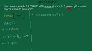 1 Interés simple ejercicios resueltos [upl. by Micheline]