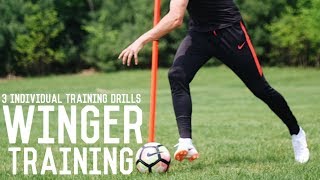 Individual Winger Training  Three Individual Training Drills To Become A Better Winger [upl. by Ephrayim467]