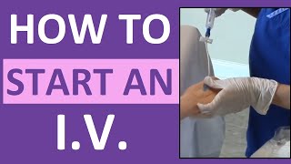 Setting up an intravenous Infusion [upl. by Morrill]