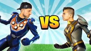 DAD Vs SON 1v1 Fortnite WINNER GETS PRIZE  Royalty Gaming [upl. by Sabas745]