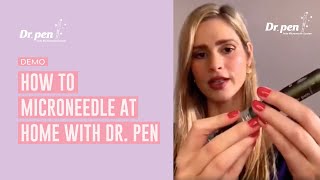 How to Microneedle at Home with the Dr Pen M8 [upl. by Hrutkay]