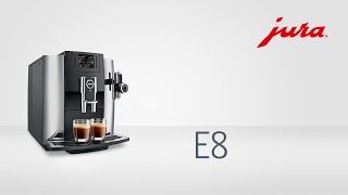 JURA E8  Kaffeevollautomat  Fully automatic coffee machine [upl. by Verine380]