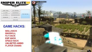 Sniper Elite 3  MEGA Hacks Cheats  MULTIPLAYER  Gameplay [upl. by Ahseuqram]