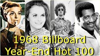 1968 Billboard YearEnd Hot 100 Singles  Top 50 Songs of 1968 [upl. by Noiramed618]