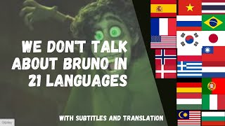 We Dont Talk About Bruno in 21 Languages SampT [upl. by Haiacim]