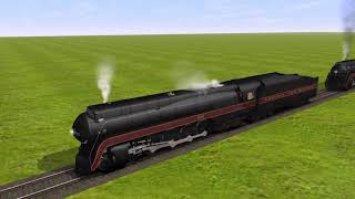 Trainz A New Era Streamlined Steam Locomotives Whistles [upl. by Aleetha5]