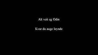 Wardruna  Aurora  Helvegen Lyrics [upl. by Jayme]