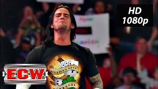 CM Punk vs Chavo Guerrero WWE ECW March 4 2008 HD ECW Championship Match Part 12 [upl. by Golightly]