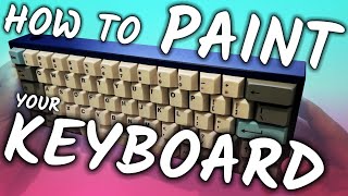 How to Paint your Keyboard Case in 1 Minute [upl. by Yerkovich326]