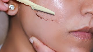 This is How to SHAVE Your Face for Clear Smooth Skin [upl. by Hsirehc]