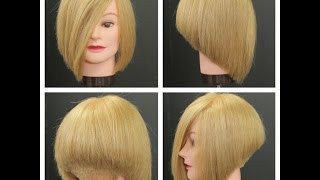 Stacked Bob Haircut Tutorial [upl. by Terrie]