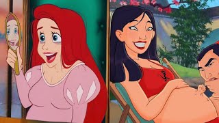 What If Disney Princesses Were Pregnant 🤰 [upl. by Eilatam]