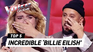 MOST emotional BILLIE EILISH Blind Auditions in The Voice 2020 [upl. by Tj13]