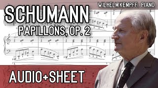 Schumann  Papillons op 2 AudioSheet Kempff [upl. by Allcot]