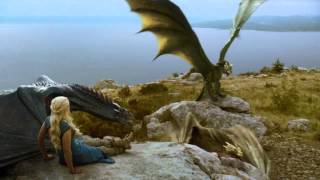 Daenerys Dragons Fight Full Scene S04 E01 [upl. by Steele]