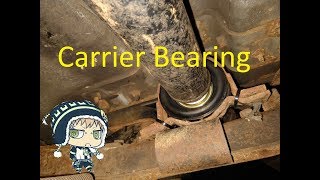 Nissan Hardbody Carrier Bearing Replacement [upl. by Rotciv303]