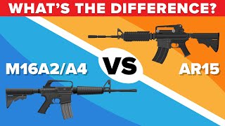 M16A2A4 vs AR15  How Do They Compare and Whats the Difference [upl. by Suissac48]