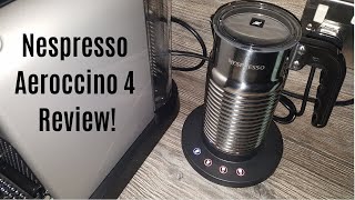 Nespresso Aeroccino 4 Milk Frother Review  Worth upgrading from the Aeroccino 3 [upl. by Halsy484]