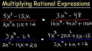 Multiplying Rational Expressions [upl. by Ecyned]