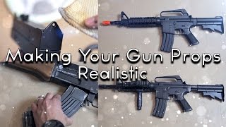 Making Your Gun Props Realistic  Tomorrows Filmmakers [upl. by Aihgn382]